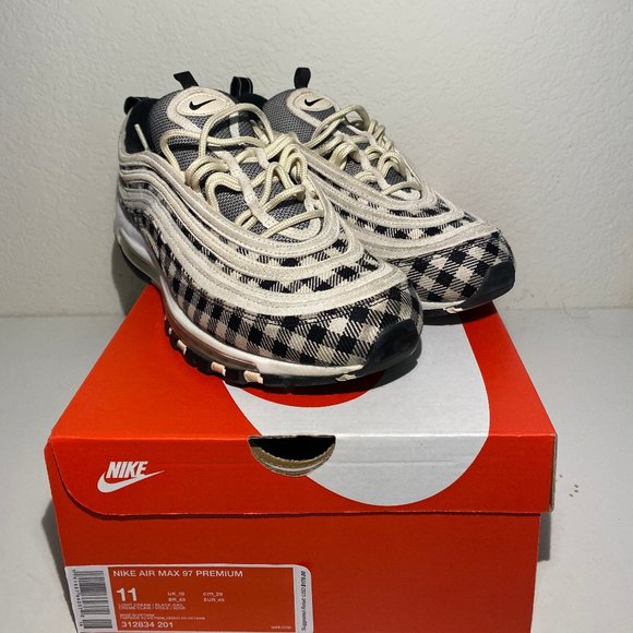 Nike Shoes | Nike Air Max 97 Premium Plaid Light Cream 28 | Poshmark Nike Shoes | Nike Air Max 97 Premium Plaid Light Cream 28 | Poshmark